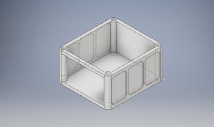 Moulded enclosure after DFM review